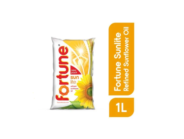 Fortune Sunflower Oil 1L Pouch
