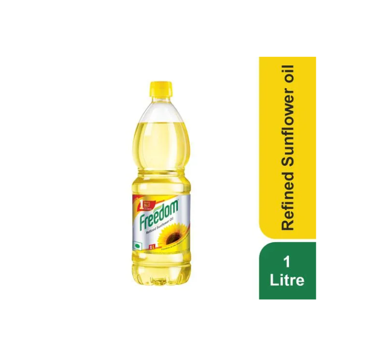 Freedom Refined Sunflower Oil 1L Bottle