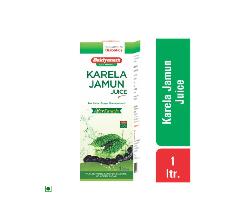 Baidyanath Karela Jamun Juice – For Diabetes Maintenance, 1 L