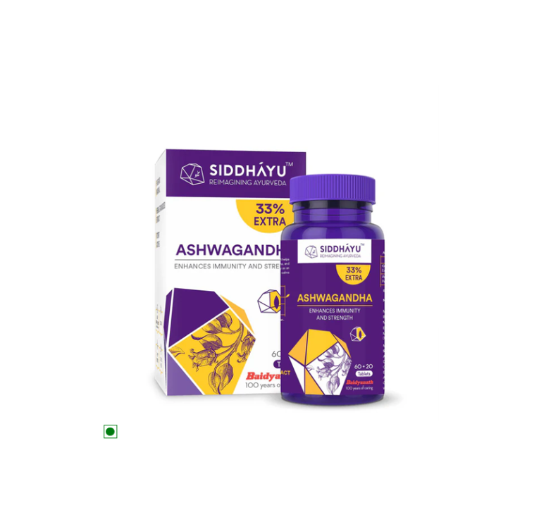 Baiyanath Ashwagantha 80 Tabs